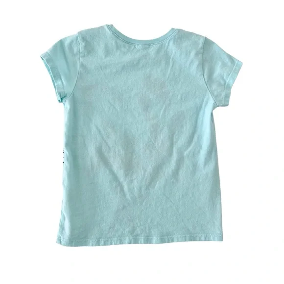 The Children's Place Flamingo Graphic Tee - Light Blue & Pink | Girls S/P (5/6) - Picture 2 of 3